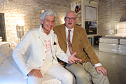 Frederic Meisner, Dr. Neil Stanley (Schlafforscher) Feier zum 3 J&auml;hrigen bestehen des Betten Concept Stores, M&uuml;nchen am 21.07.2016 Foto: BrauerPhotos / G.Nitschke 